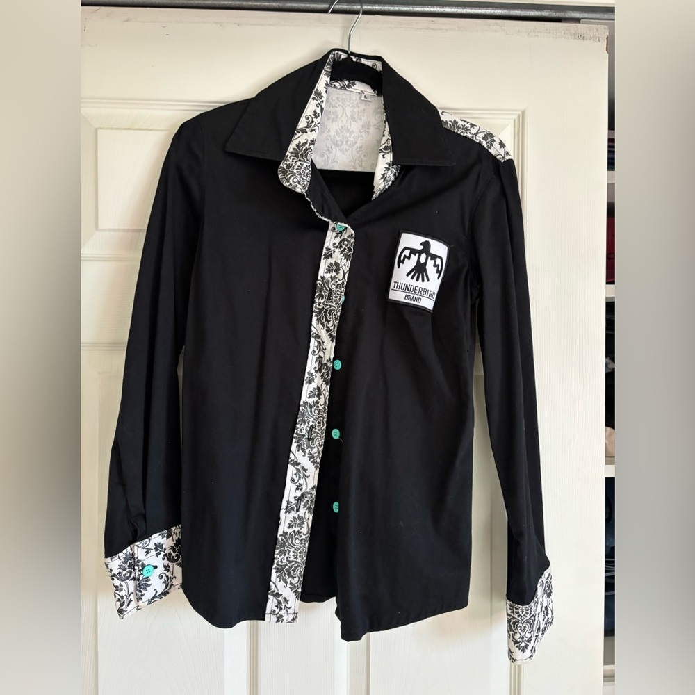 Thunderbird Brand Custom Rodeo Shirt size L